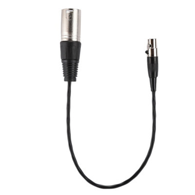 Full Copper Casing Mini XLR 3pin Female to Zinc Alloy Casing XLR 3pin Male Audio Cable