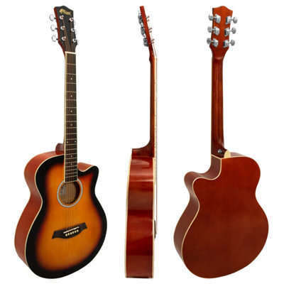 Full Size Beginners Acoustic Guitar Pack, Bag, Strap & Strings