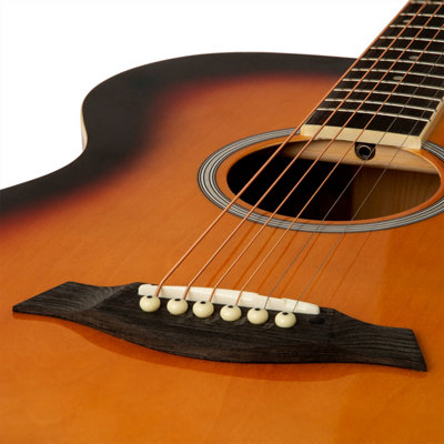 Full Size Beginners Acoustic Guitar Pack, Bag, Strap & Strings