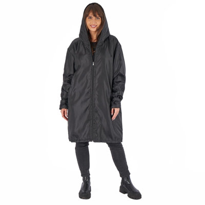 Full-Zip Sherpa Lined Water Resistant Oversized Hoodie Blanket