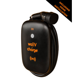 FULLY INSTALLED - waEV-charge EV1 EV Smart Charger - 7.4kW - 5m Tethered Cable - WiFi - Powered by ev.energy