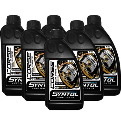 Fully Synthetic 2-Stroke 2T Motorcycle Engine Oil Ester Motocross 6x1L