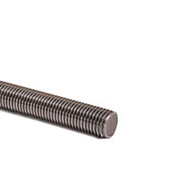 Fully Threaded Rod Zinc Plated Studding Bar Grade 4.8 - 1m Length - Diameter 8mm - Pack of 5