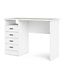 Function Plus 4 Drawer Desk in White