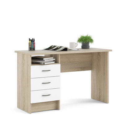 Function Plus Desk 3 Drawers 120cm