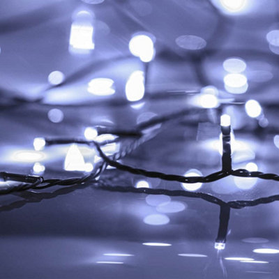 Functional LED String with 150 LEDs Cold White 15 m PVC