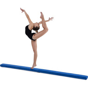 Funiture 7ft Folding Gymnastics Balance Beam - Verona Blue