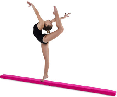 Funiture 7ft Folding Gymnastics Balance Beam - Verona Cerise