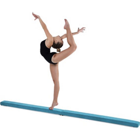 Funiture 7ft Folding Gymnastics Balance Beam - Verona Teal