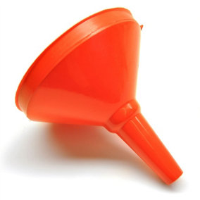 Funnel with 200mm Wide Mouth Pouring Fixed Spout Oil Fuel Petrol Water