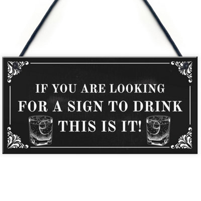 Funny Hanging Wall Sign For Home Bar Pub Man Cave Gift Man Cave Sign ...