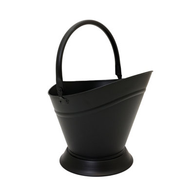 Fur Coal Bucket Metal Carry Handle and Support Handle Iron Black Matte Finish