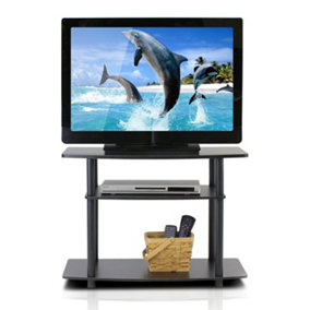 Furinno 13192EX/BK Turn-N-Tube No Tools 3-Tier TV Stands