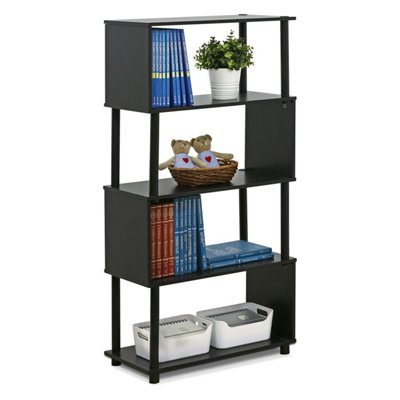 Furinno 5-Tier Flexi Rack, Espresso