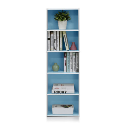 Furinno 5 tier open shelf bookcase sales