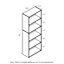 Furinno 5-Tier Reversible Color Open Shelf Bookcase , White/Pink 11055WH/PI