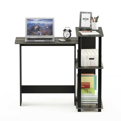 Furinno abbott computer desk with deals bookshelf