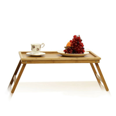 Furinno Bamboo Lapdesk Bed Tray, Natural Room Home Decorations