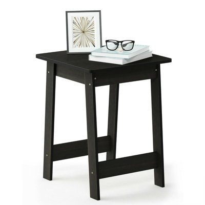 Furinno Beginning End Table Side Tabe for Bedroom Living Room, Espresso