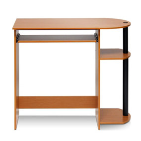 Furinno Easy Assembly Computer Desk, Light Cherry Home Decorations