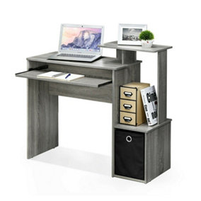 Furinno Econ Multipurpose Home Office Computer Writing Desk w/Bin