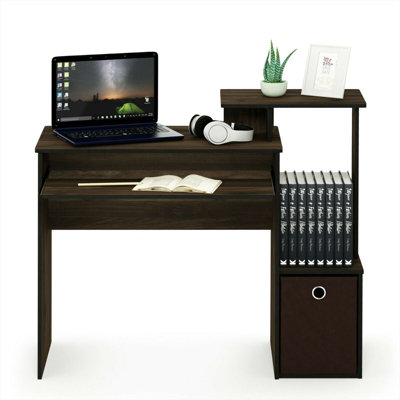 Furinno Econ Multipurpose Home Office Computer Writing Desk w/Bin