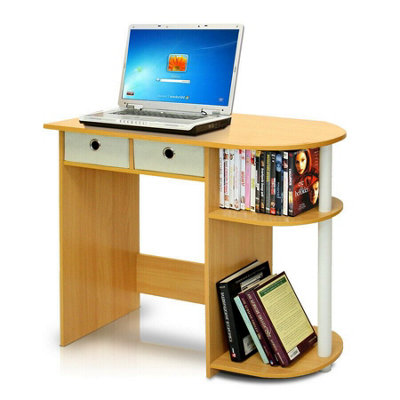 Furinno Go Green Home Laptop Notebook Computer Desk/Table, Beech/Ivory ...