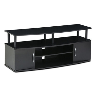 Furinno Jaya – Consola ultiedia grande con led para televisor de
