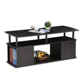 Furinno JAYA Utility Design Coffee Table, Black
