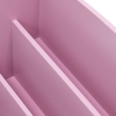 Furinno KidKanac Magazine/Bookshelf with Toy Storage, Pink