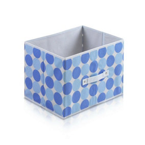 Furinno Laci Dot Design Non-Woven Fabric Soft Storage Organizer, Blue