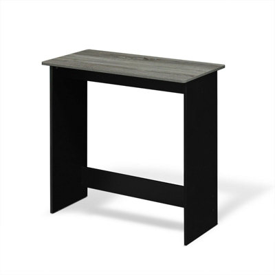 Furinno Simplistic Study Table, French Oak Grey/Black