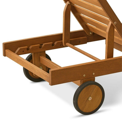 Furinno Tioman Scaffale Pieghevole Per Piante – Legno Meranti Rosso Trattato, Naturale, Resistente All’Acqua, Per Giardino E Balcone