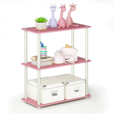 Furinno Turn-N-Tube 3-Tier Compact Multipurpose Shelf Display Rack ...
