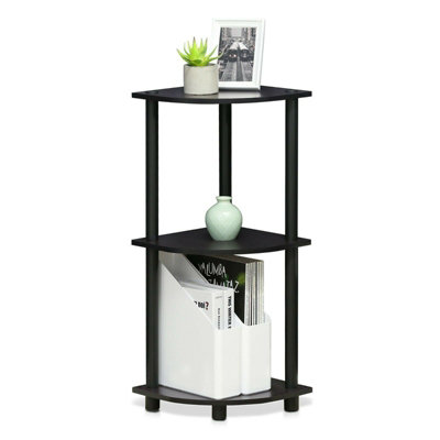 Furinno Turn-N-Tube 3-Tier Corner Display Rack Multipurpose Shelving ...