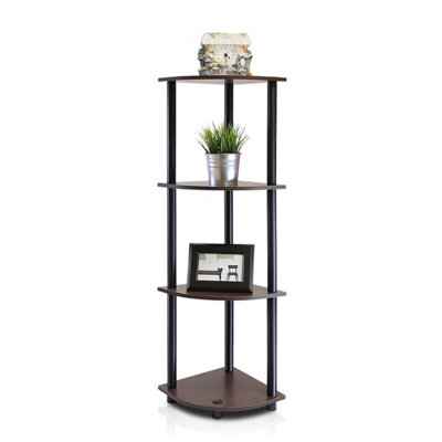 Furinno Turn-N-Tube 4-Tier Corner Display Rack Multipurpose Shelving ...
