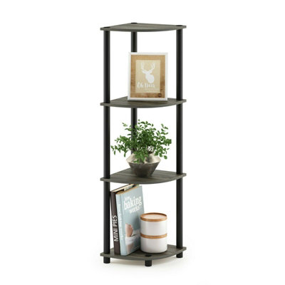 Furinno Turn-N-Tube 4-Tier Corner Display Rack Multipurpose Shelving ...