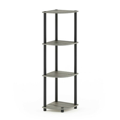 Furinno Turn-N-Tube 4-Tier Corner Display Rack Multipurpose Shelving ...