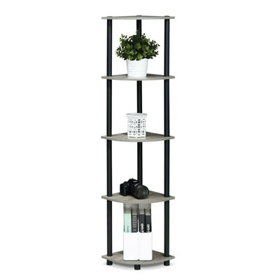 Furinno Turn-N-Tube 5 Tier Corner Display Rack Multipurpose Shelving ...