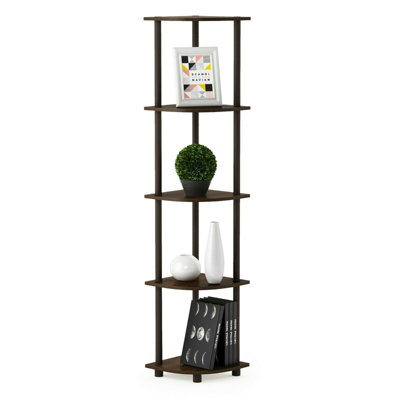 Furinno Turn-N-Tube 5 Tier Corner Display Rack Multipurpose Shelving ...