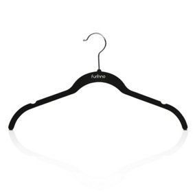 Furinno Velvet Dress/Shirt Hanger, Hanging hook - Pack of 30