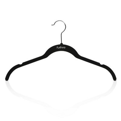 Furinno Velvet Dress/Shirt Hanger Hanging hook, Pack of 50