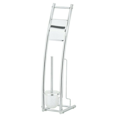 Furinno Wayar Toilet Brush with Paper Holder Stand