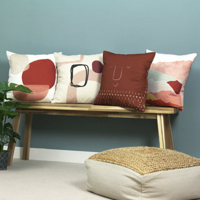 furn. Aida Geometric 100% Recycled Polyester Filled Cushion