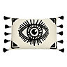 Furn Ashram Eye Cushion Cover White/Black (One Size)