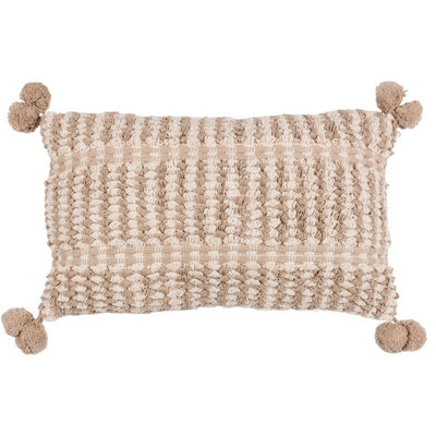 furn. Ayaan Woven Tufted Feather Filled Cushion
