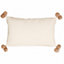 furn. Ayaan Woven Tufted Polyester Filled Cushion