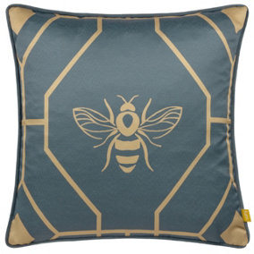 furn. Bee Deco Geometric Cushion Cover