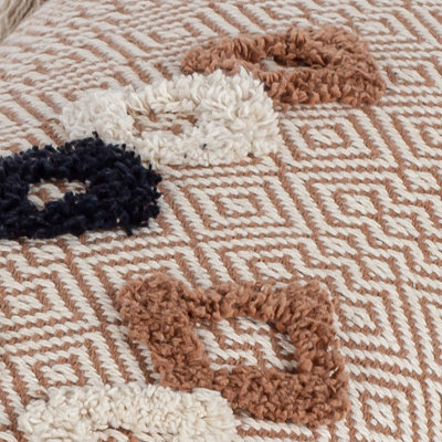 furn. Benji Jacquard 100% Cotton Polyester Filled Cushion