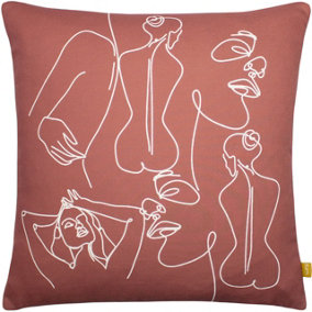 furn. Body Art Abstract 100% Recycled Polyester Filled Cushion